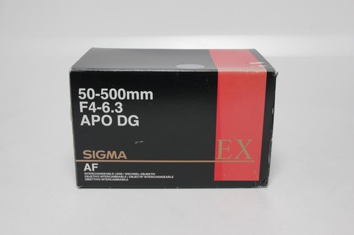 Sigma 500 apo d6 - sigma, 50-500